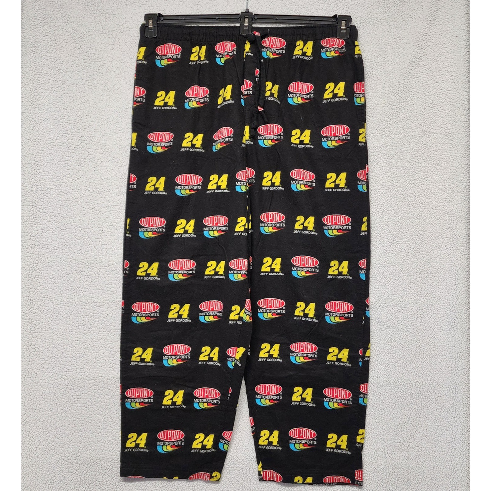 Jeff Gordon Mens Sleep Lounge Pants 2XL #24 DuPont Nascar All Over Print Cotton